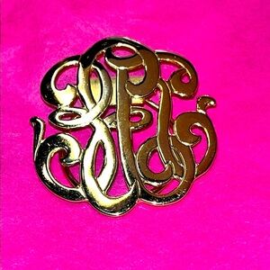 Gold-Tone Scarf Clip